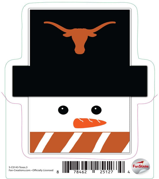 Fan Creations Decal Texas - NCAA 3inch Decal