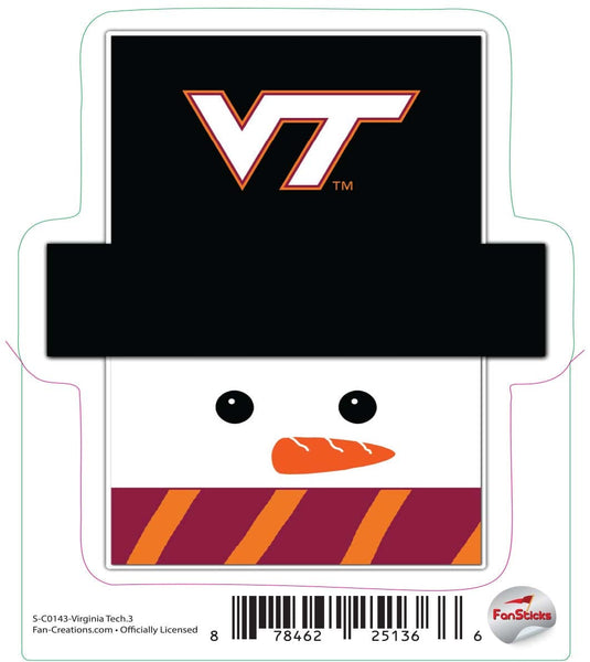 Fan Creations Decal Virginia Tech - NCAA 3inch Decal
