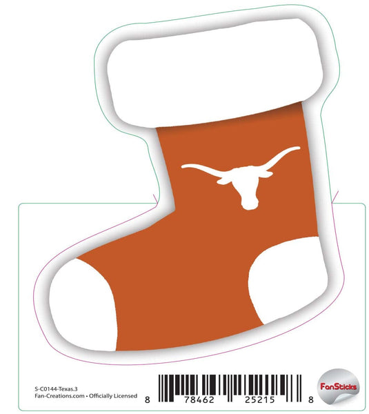 Fan Creations Decal Texas - NCAA 3inch Decal