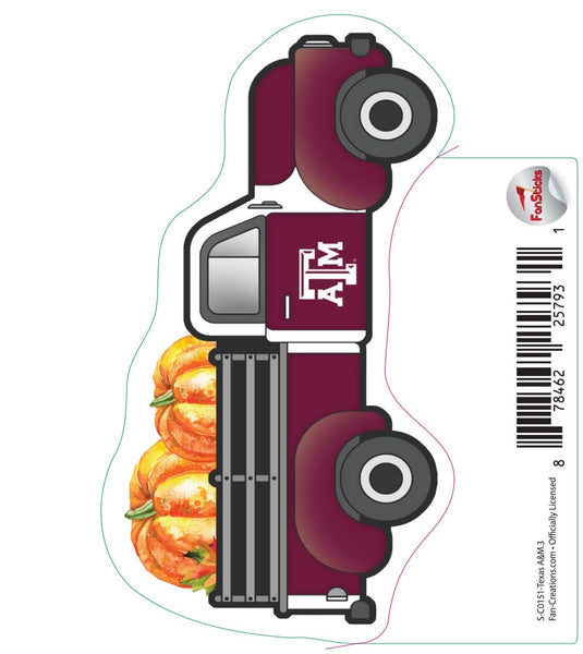 Fan Creations Decal Texas A&M - NCAA 3inch Decal