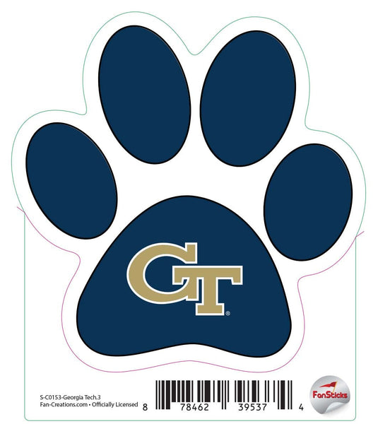 Fan Creations Decal Georgia Tech - NCAA 3inch Decal