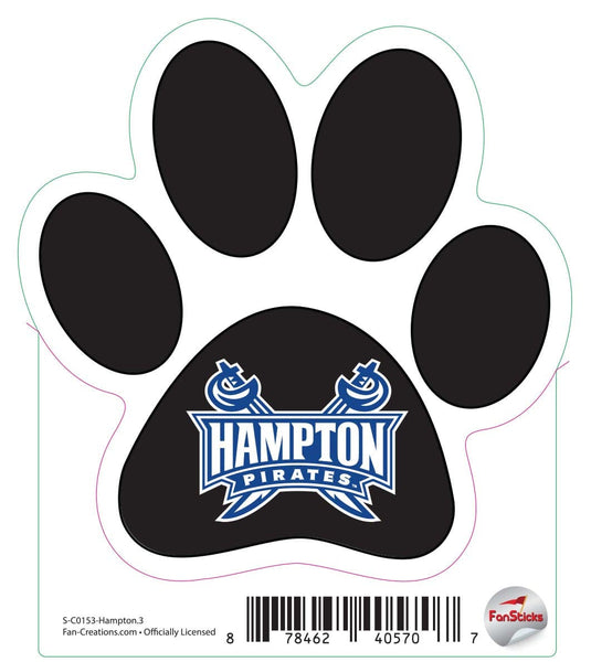 Fan Creations Decal Hampton - NCAA 3inch Decal