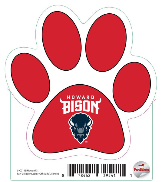 Fan Creations Decal Howard - NCAA 3inch Decal