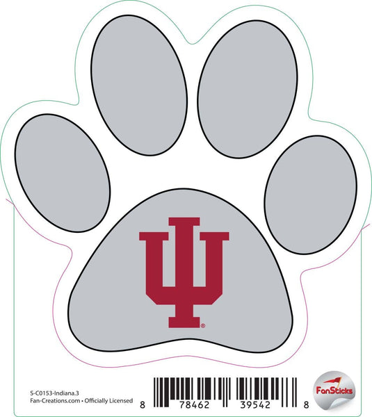 Fan Creations Decal Indiana - NCAA 3inch Decal