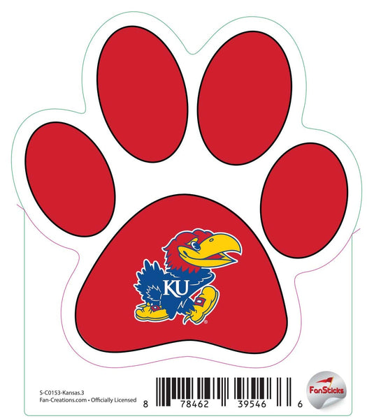 Fan Creations Decal Kansas - NCAA 3inch Decal