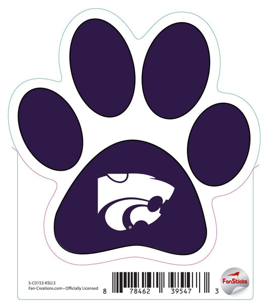 Fan Creations Decal Kansas State - NCAA 3inch Decal