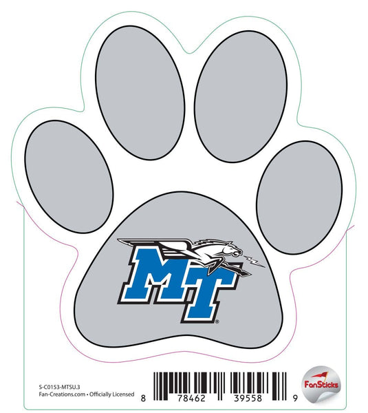 Fan Creations Decal Middle Tennessee State - NCAA 3inch Decal