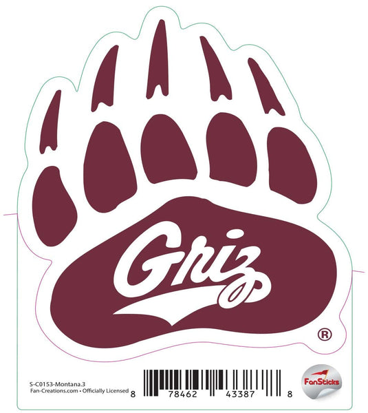 Fan Creations Decal Montana - NCAA 3inch Decal