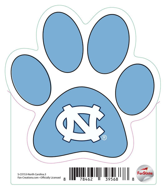 Fan Creations Decal North Carolina - NCAA 3inch Decal