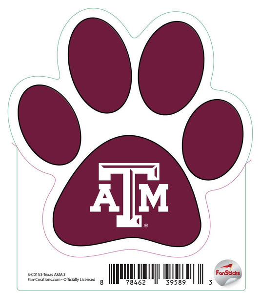 Fan Creations Decal Texas A&M - NCAA 3inch Decal