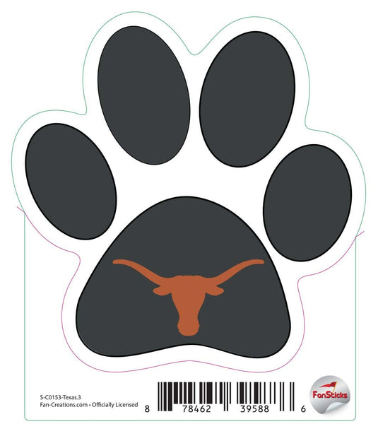 Fan Creations Decal Texas - NCAA 3inch Decal