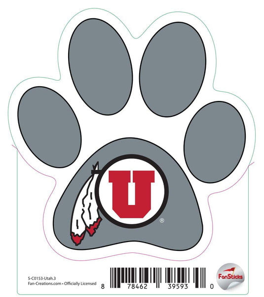 Fan Creations Decal Utah - NCAA 3inch Decal