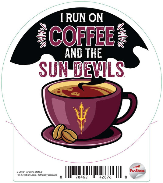 Fan Creations Decal Arizona State - NCAA 3inch Decal