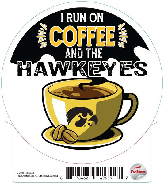 Fan Creations Decal Iowa - NCAA 3inch Decal