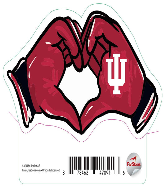 Fan Creations Decal Indiana - NCAA 3inch Decal