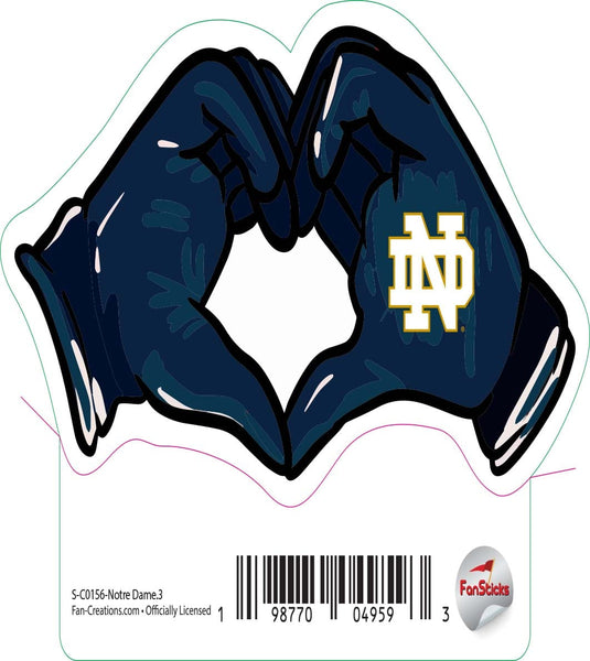 Fan Creations Decal Notre Dame - NCAA 3inch Decal