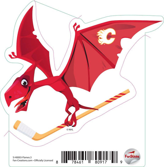 Fan Creations Decal Flames - NHL 3 inch Decal