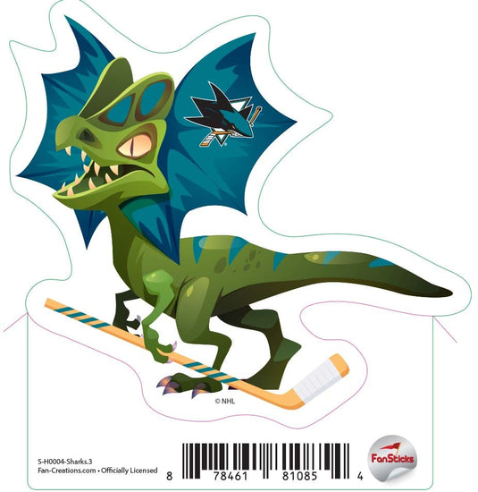 Fan Creations Decal Sharks - NHL 3 inch Decal