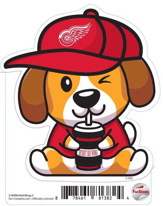 Fan Creations Decal Red Wings - NHL 3 inch Decal