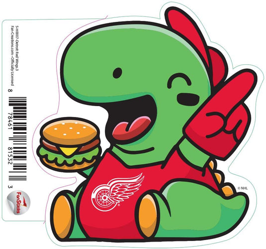 Fan Creations Decal Red Wings - NHL 3 inch Decal