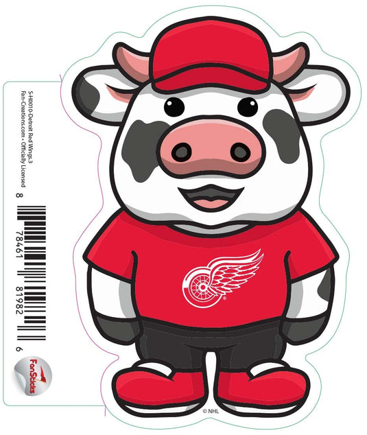 Fan Creations Decal Red Wings - NHL 3 inch Decal