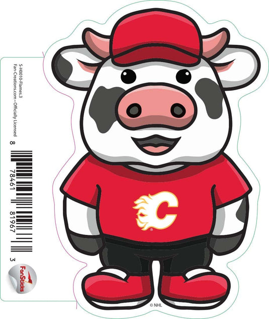 Fan Creations Decal Flames - NHL 3 inch Decal