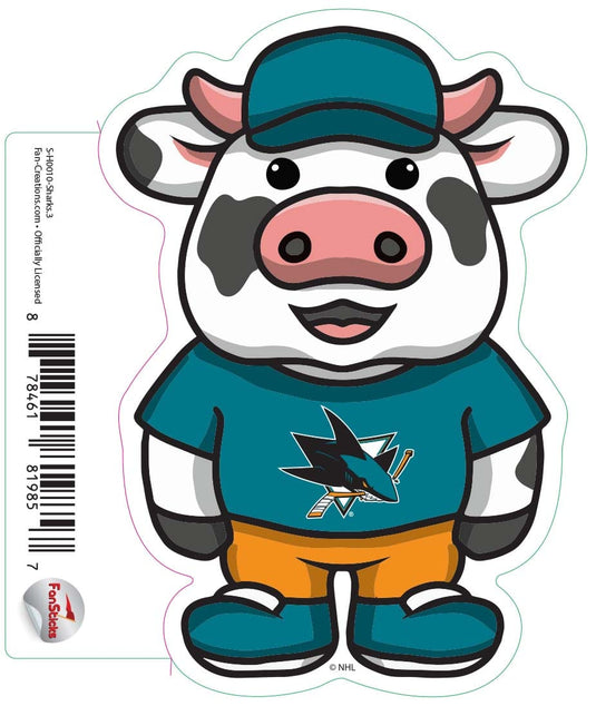 Fan Creations Decal Sharks - NHL 3 inch Decal