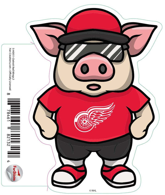 Fan Creations Decal Red Wings - NHL 3 inch Decal