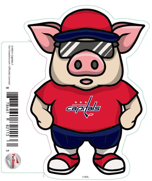 Fan Creations Decal Capitals - NHL 3 inch Decal