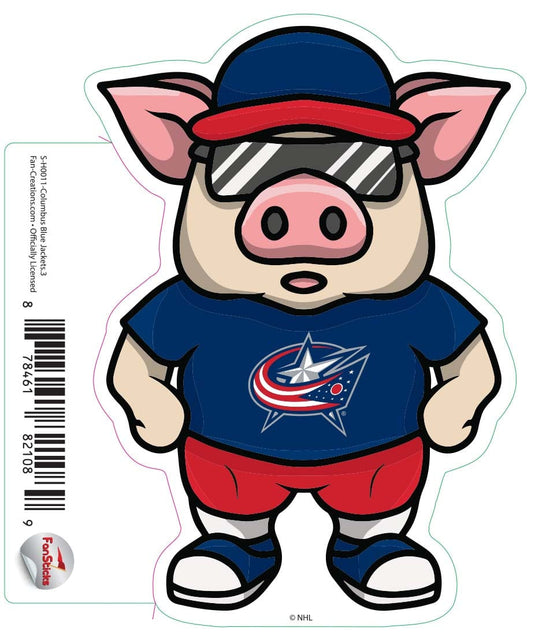 Fan Creations Decal Columbus Blue Jacket - NHL 3 inch Decal