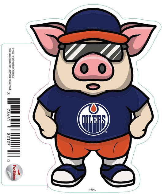 Fan Creations Decal Edmonton Oilers - NHL 3 inch Decal