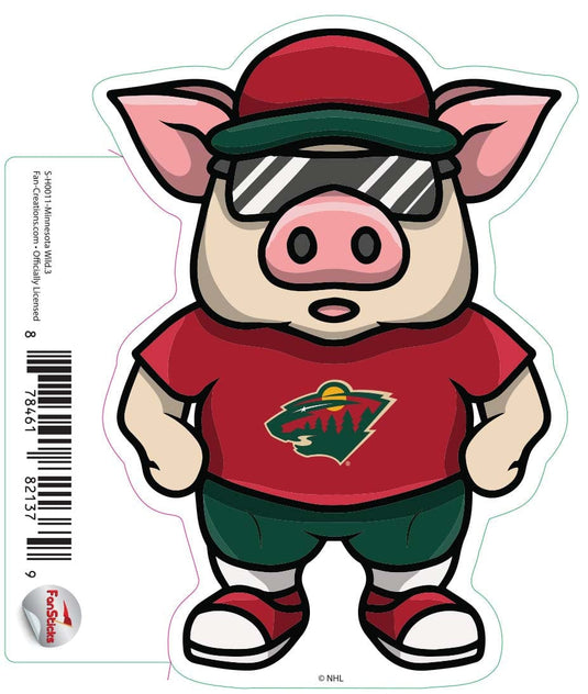 Fan Creations Decal Minnesota Wild - NHL 3 inch Decal