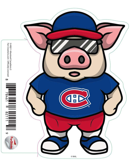 Fan Creations Decal Montreal Canadiens - NHL 3 inch Decal