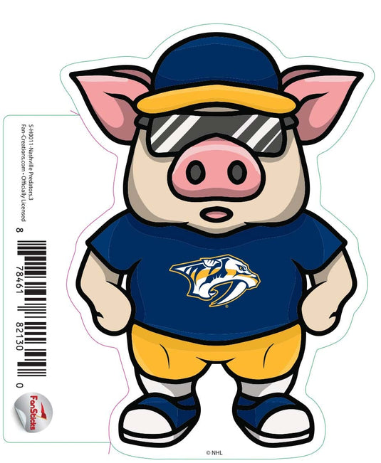 Fan Creations Decal Nashville Predators - NHL 3 inch Decal