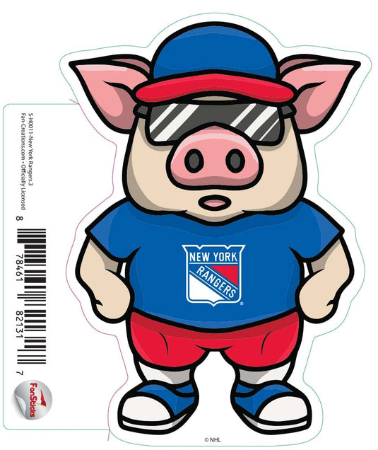 Fan Creations Decal New York Rangers - NHL 3 inch Decal