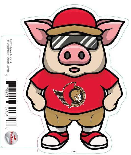 Fan Creations Decal Ottawa Senators - NHL 3 inch Decal