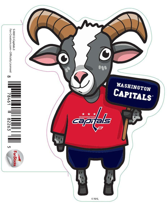 Fan Creations Decal Capitals - NHL 3 inch Decal