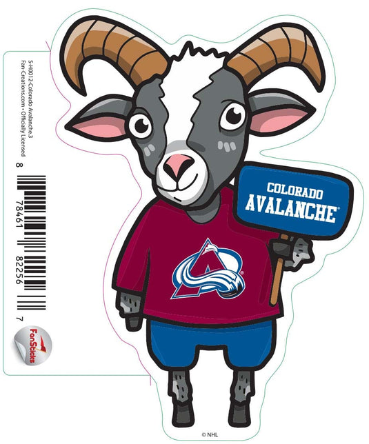Fan Creations Decal Colorado Avalanche - NHL 3 inch Decal