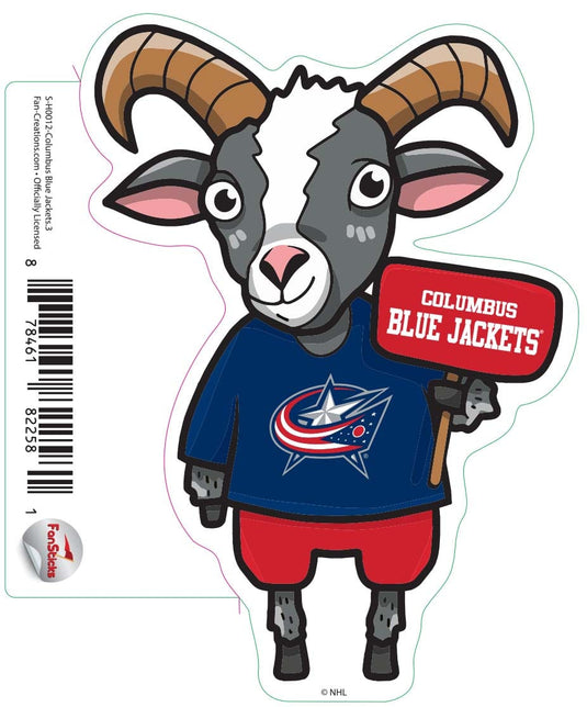 Fan Creations Decal Columbus Blue Jacket - NHL 3 inch Decal