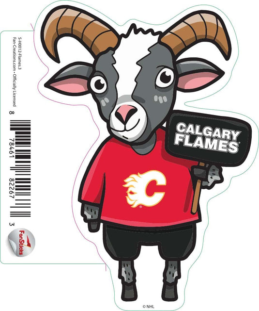 Fan Creations Decal Flames - NHL 3 inch Decal