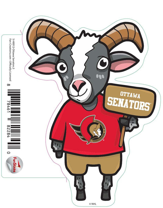 Fan Creations Decal Ottawa Senators - NHL 3 inch Decal