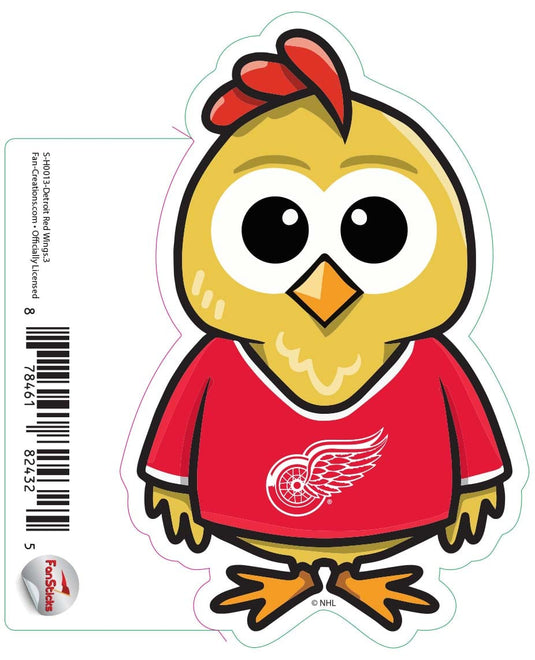 Fan Creations Decal Red Wings - NHL 3 inch Decal