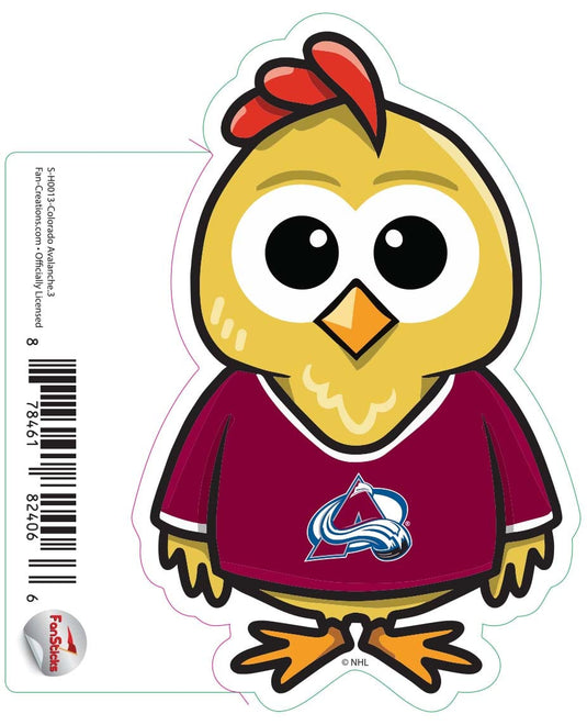 Fan Creations Decal Colorado Avalanche - NHL 3 inch Decal