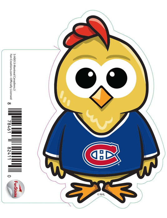 Fan Creations Decal Montreal Canadiens - NHL 3 inch Decal
