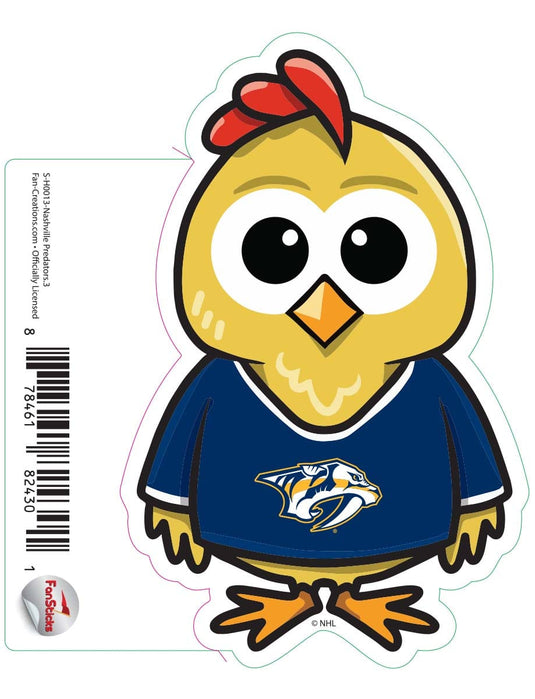 Fan Creations Decal Nashville Predators - NHL 3 inch Decal