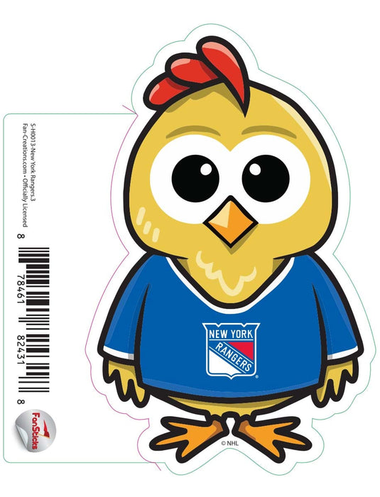 Fan Creations Decal New York Rangers - NHL 3 inch Decal