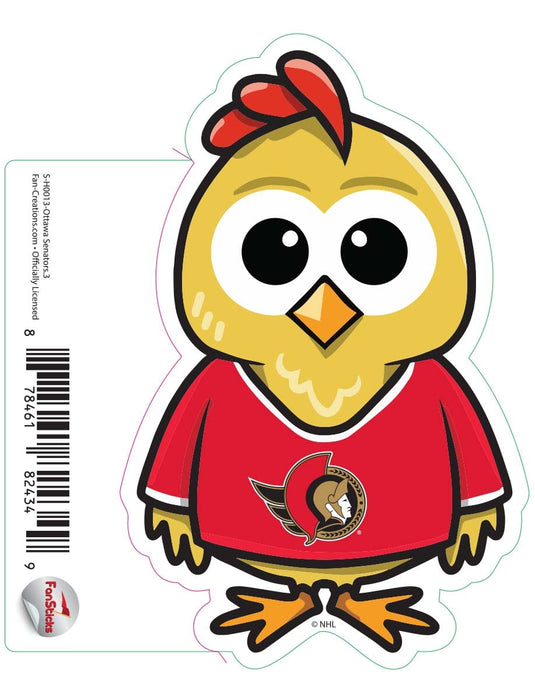 Fan Creations Decal Ottawa Senators - NHL 3 inch Decal