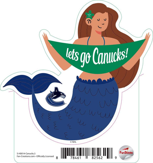 Fan Creations Decal Canucks - NHL 3 inch Decal