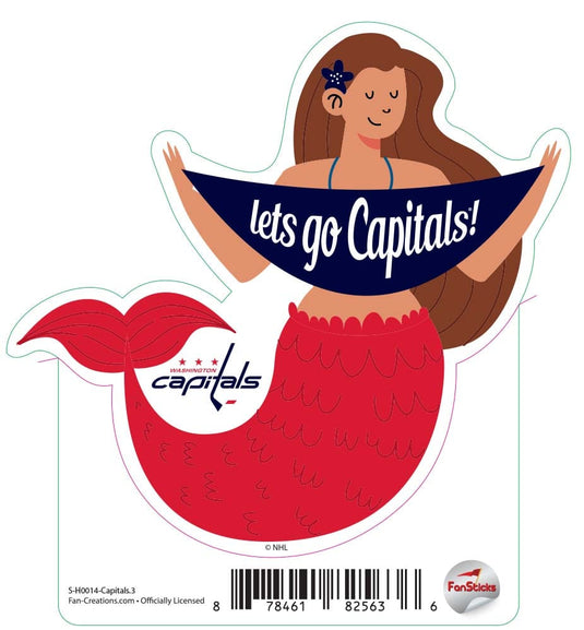 Fan Creations Decal Capitals - NHL 3 inch Decal