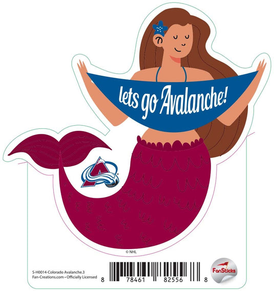 Fan Creations Decal Colorado Avalanche - NHL 3 inch Decal